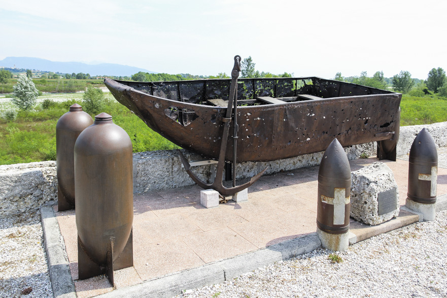 Bewaldete Hügel bei Montebelluna