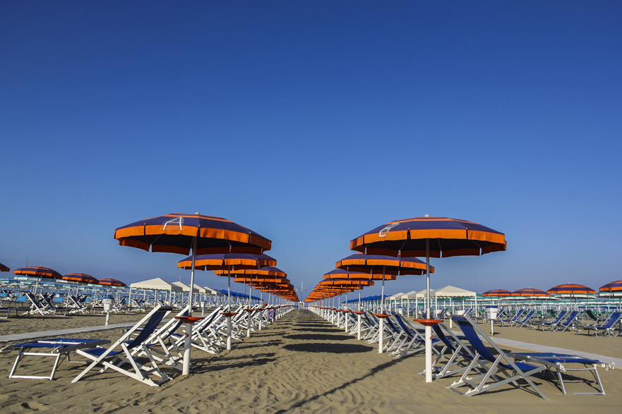 Abend an der Versilia