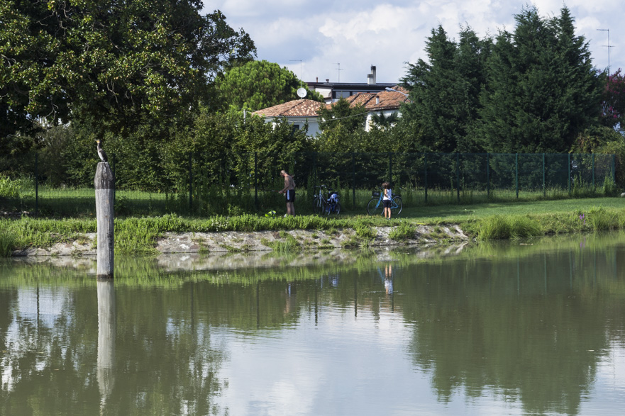 Ein vollbepacktes Rad ist in Venedig kein ideales Verkehrsmittel