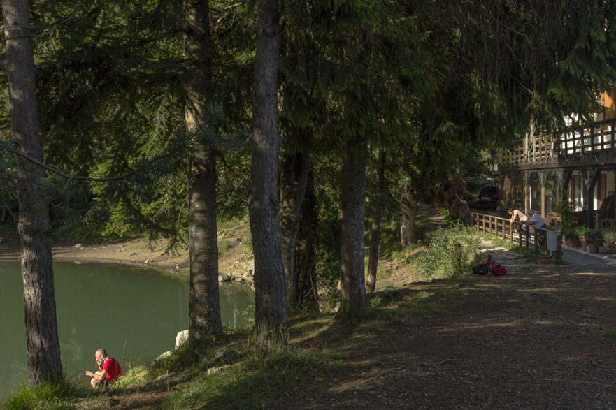 Abfahrt nach Santo Stefano – mehr als 400 Hm bergab
