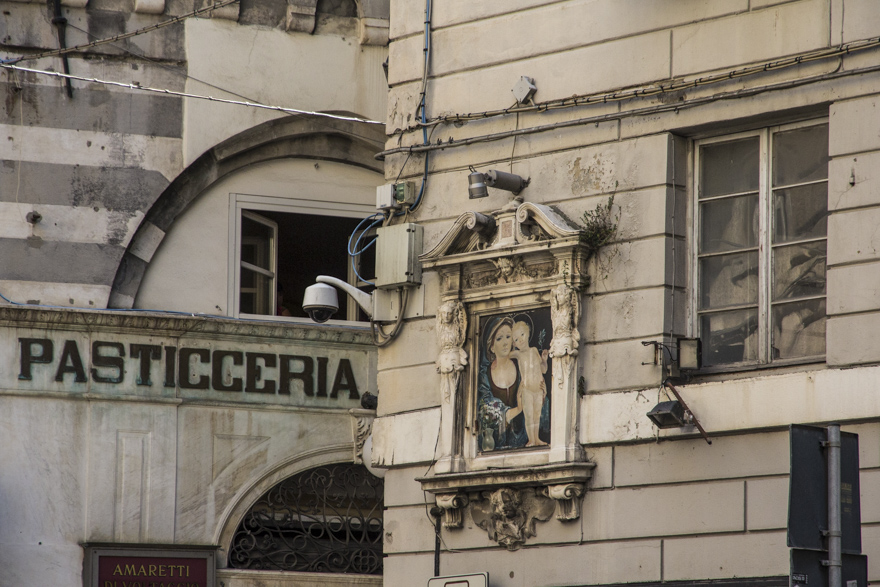 Straßenszene in der Altstadt