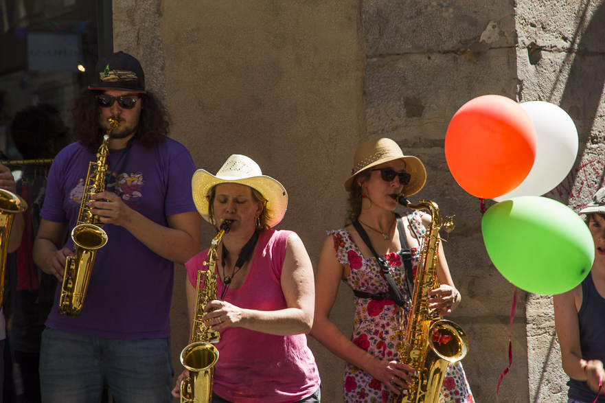 Rhône-Ufer am Abend