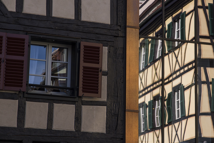 Abendessen im Caveau St-Pierre: Schweinebäckchen und Elsässer Lewerknepfle