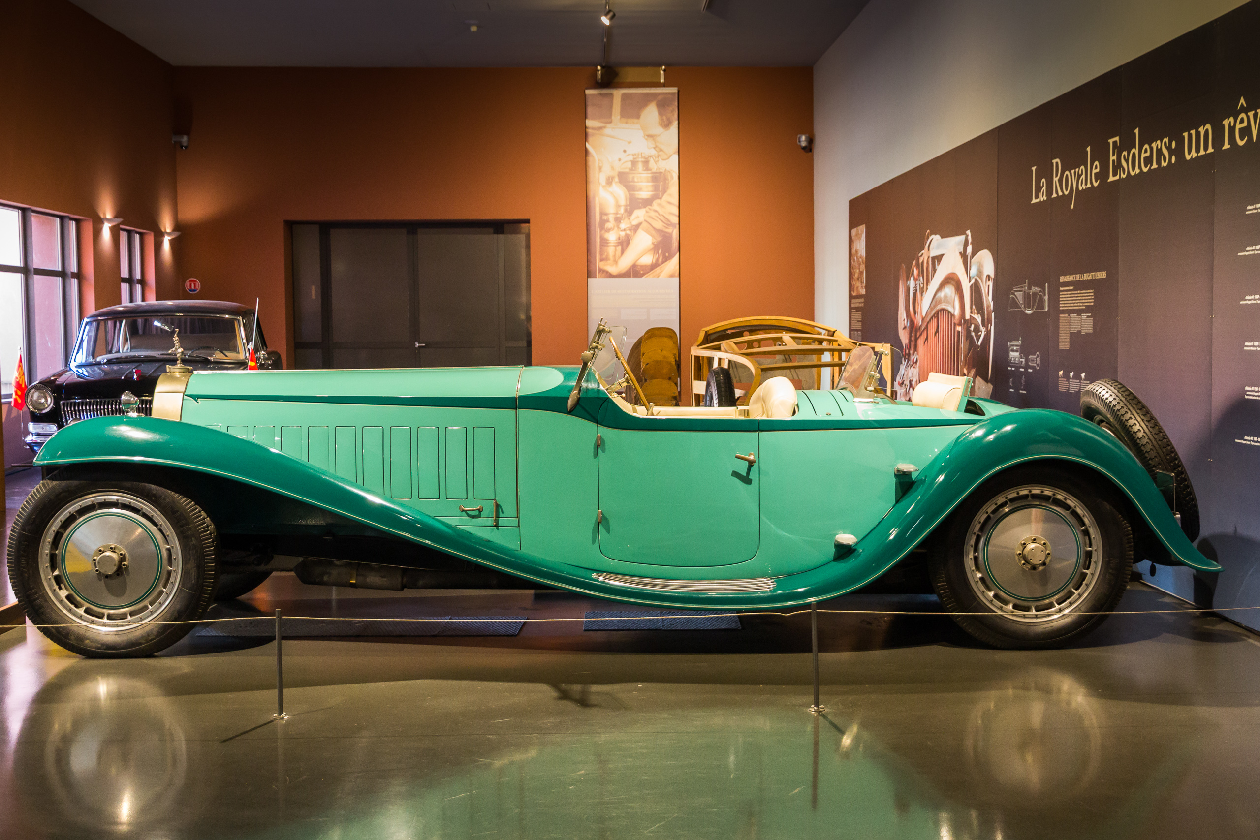 Bugatti Royale Esders im Profil – der nachgebaute Traumwagen