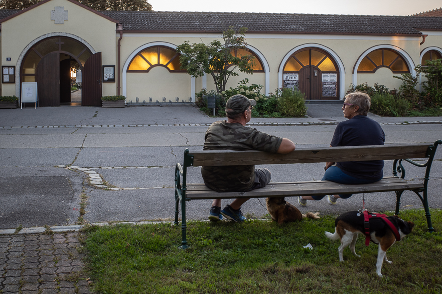 Abendessen im angeschlossenen Restaurant